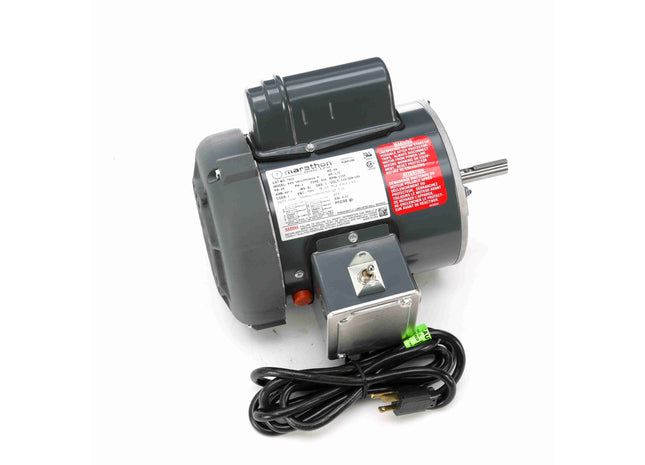 Motor para herramientas eléctricas Marathon, 0,50 HP, 1 Ph, 60 Hz, 115/208-230 V, 1800 RPM, 56 Frame, TEFC Parte: 056C17F5351