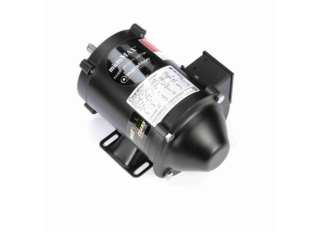 Motor Marathon Black Max® Inverter Duty Speed Ratio, 0,25 HP, 3 Ph, 60 Hz, 230/460 V, 1800 RPM, 56C Frame, TENV Parte: 056H17T2001