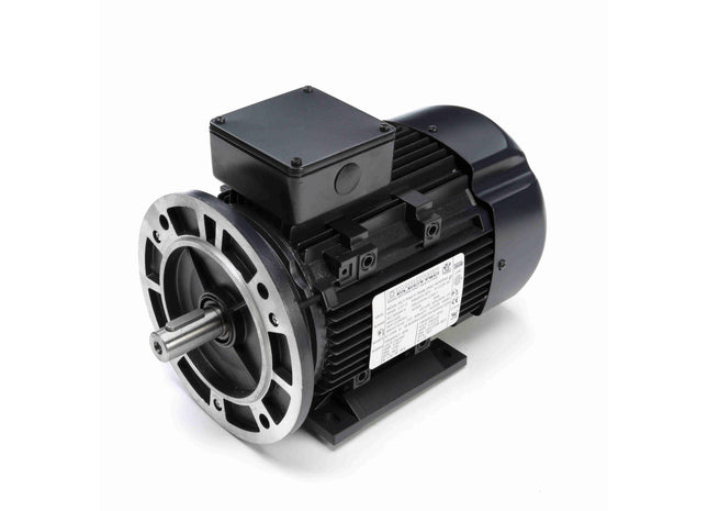 Motor Marathon Globetrotter® IEC de aluminio, 2 HP, 3 Ph, 60 Hz, 230/460 V, 1800 RPM, marco 90L, TEFC Parte: 090LT17FH6519