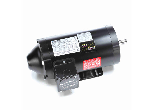 Motor Marathon Black Max® Inverter Duty Speed Ratio, 1,50 HP, 3 Ph, 60 Hz, 230/460 V, 1800 RPM, 145TC Frame, TENV Parte: 145THTR5326