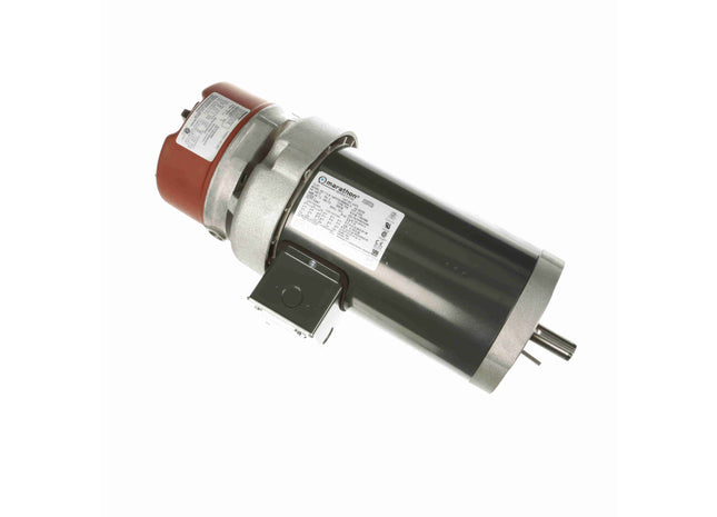 Motor con freno Marathon, 1 HP, 3 Ph, 60 Hz, 230/460 V, 1200 RPM, marco 145TC, TEFC Parte: 145TTFR16095