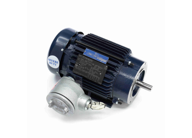 Motor Marathon Hazardous Duty® a prueba de explosiones, 2 HP, 3 Ph, 60 Hz, 230/460 V, 1800 RPM, marco 145TC, EPFC Parte: 145TTGN6549