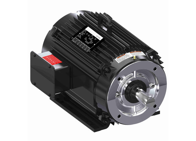 Motor Marathon Black Max® Inverter Duty Speed Ratio, 5 HP, 3 Ph, 60 Hz, 230/460 V, 1200 RPM, 215TC Frame, TENV Parte: 215THTL7776