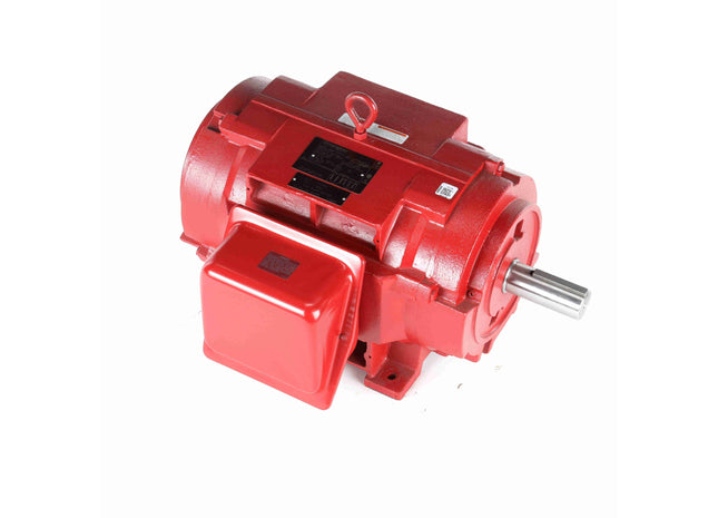 Motor de bomba contra incendios Marathon, 25 HP, 3 Ph, 60 Hz, 230/460 V, 3600 RPM, 256T Frame, DP Parte: 256TTDBD4024