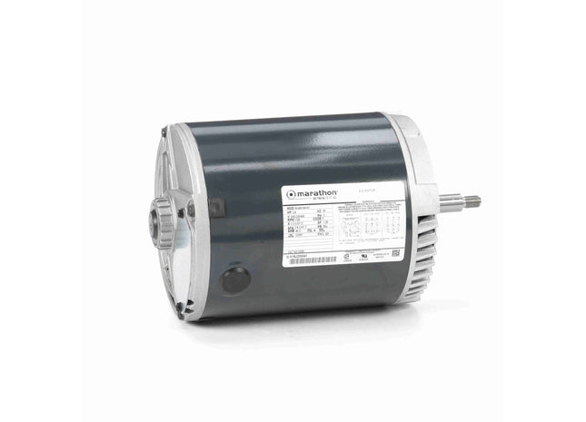 Motor de bomba de uso general Marathon, 0,75 HP, 3 Ph, 60 Hz, 208-230/460 V, 1800 RPM, marco 56J, DP Parte: 5K46KN4141