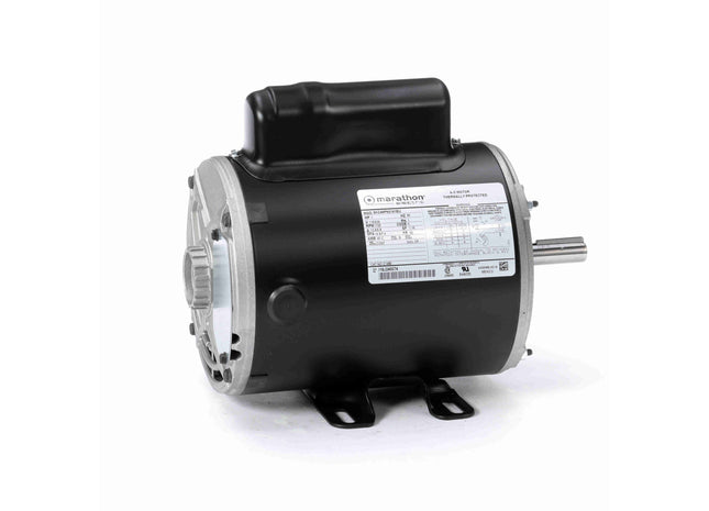 Motor de lavadora a presión Marathon, 1 HP, 1 Ph, 60 Hz, 115/230 V, 1800 RPM, 56 Frame, DP Parte: 5KC49PN0161U