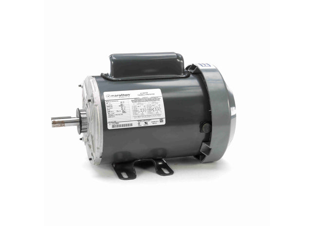 Motor Marathon de uso general, 1,50 HP, 1 Ph, 60 Hz, 115/230 V, 3600 RPM, 56 Frame, TEFC Parte: 5KC49SN2418U