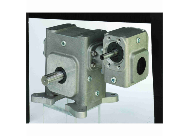 Grove Gear® EL Series - Reductor de engranaje de gusano/tornillo sin fin de aluminio de reducción doble ELT52207006.00