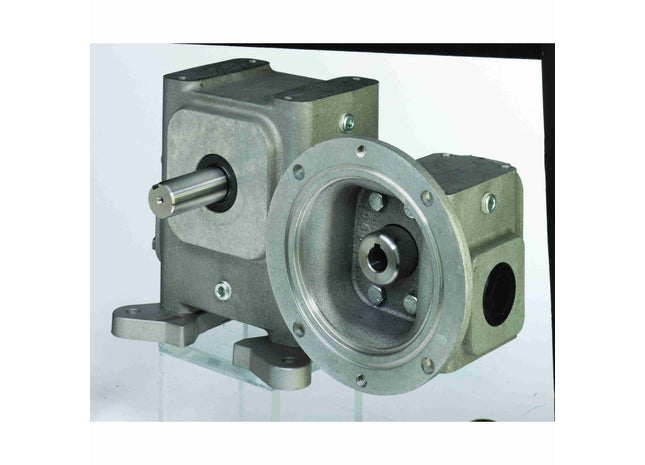 Grove Gear® EL Series - Reductor de engranaje de gusano/tornillo sin fin de aluminio de reducción doble ELU42203102.00