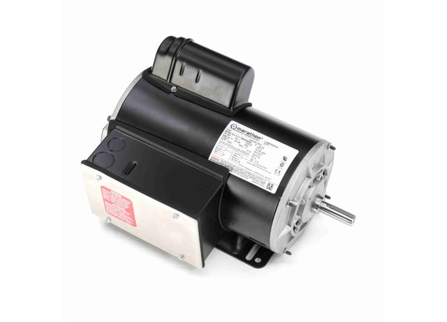 Motor del compresor de aire Marathon, 5 HP, 1 Ph, 60 Hz, 230 V, 3600 RPM, 56H Frame, DP Parte: 056B34D5302