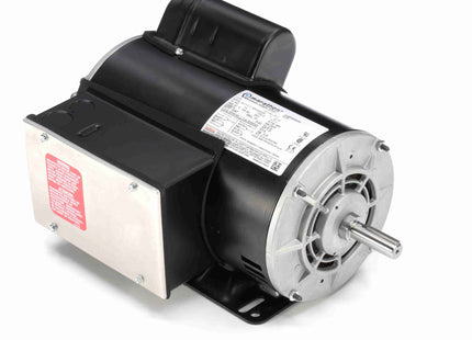 Motor del compresor de aire Marathon, 5 HP, 1 Ph, 60 Hz, 208-230 V, 3600 RPM, 56HZ Frame, DP Parte: 056B34D15532