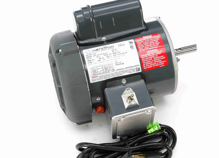 Motor para herramientas eléctricas Marathon, 0,50 HP, 1 Ph, 60 Hz, 115/208-230 V, 1800 RPM, 56 Frame, TEFC Parte: 056C17F5351