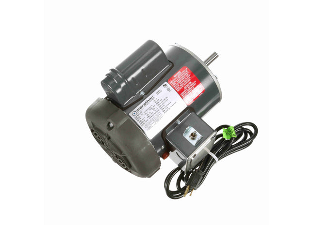Motor para herramientas eléctricas Marathon, 0,75 HP, 1 Ph, 60 Hz, 115/208-230 V, 3600 RPM, 56 Frame, TEFC Parte: 056C34F5340