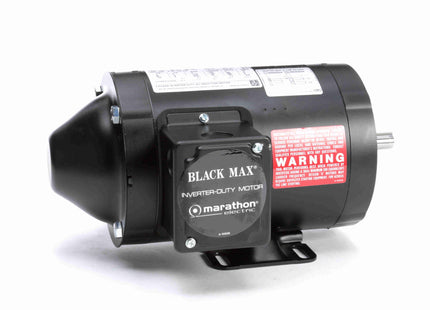 Motor Marathon Black Max® Inverter Duty Speed Ratio, 0,50 HP, 3 Ph, 60 Hz, 230/460 V, 1800 RPM, 56C Frame, TENV Parte: 056H17T5301
