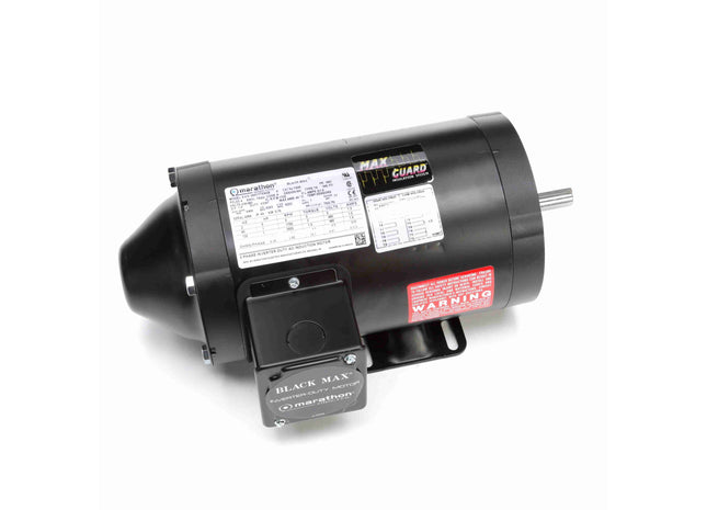 Motor Marathon Black Max® Inverter Duty Speed Ratio, 1 HP, 3 Ph, 60 Hz, 230/460 V, 1800 RPM, 56C Frame, TENV Parte: 056H17T5302