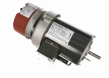 Motor con freno Marathon, 0,75 HP, 3 Ph, 60 Hz, 208-230/460 V, 1200 RPM, 56 Frame, TEFC Parte: 056T11F15534