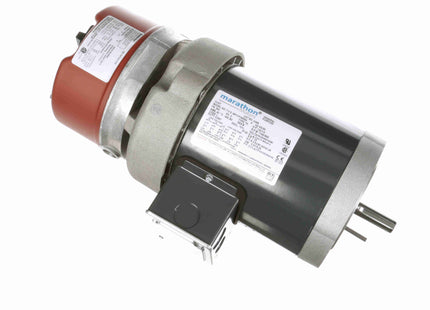 Motor con freno Marathon, 0,50 HP, 3 Ph, 60 Hz, 208-230/460 V, 1200 RPM, marco 56C, TEFC Parte: 056T11F15535