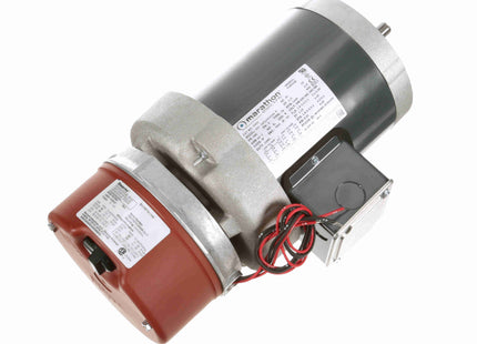 Motor con freno Marathon, 0,33 HP, 3 Ph, 60 Hz, 208-230/460 V, 1200 RPM, marco 56C, TEFC Parte: 056T11F5325