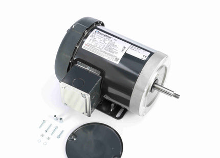 Motor de bomba de uso general Marathon, 0,75 HP, 3 Ph, 60 Hz, 208-230/460 V, 3600 RPM, marco 56J, TEFC Parte: 056T34F5343