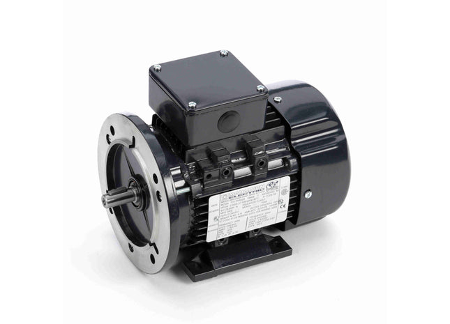 Motor Marathon Globetrotter® IEC de aluminio, 0,50 HP, 3 Ph, 60 Hz, 230/460 V, 1800 RPM, 71 Frame, TEFC Parte: 071T17FH5508