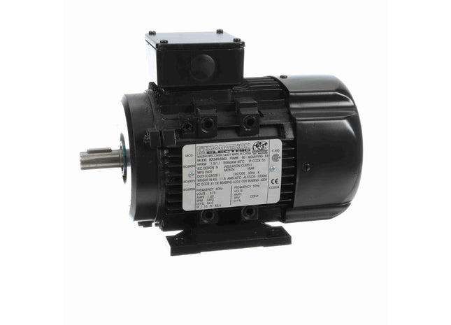 Motor Marathon Globetrotter® IEC de aluminio, 1,50 HP, 3 Ph, 60 Hz, 575 V, 3600 RPM, marco 80M, TEFC Parte: 080T34FH5303