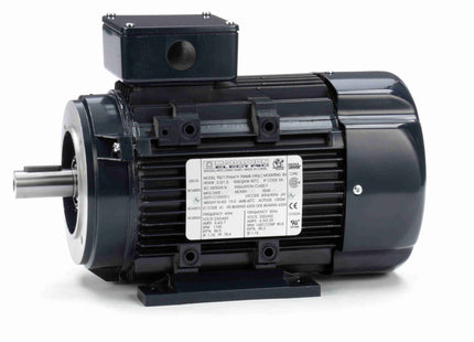 Motor Marathon Globetrotter® IEC de aluminio, 2 HP, 3 Ph, 60 Hz, 230/460 V, 1800 RPM, marco 90L, TEFC Parte: 090LT17FH6419