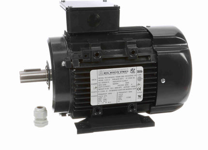 Motor Marathon Globetrotter® IEC de aluminio, 3 HP, 3 Ph, 60 Hz, 575 V, 3600 RPM, marco 90S, TEFC Parte: 090LT34FH6302