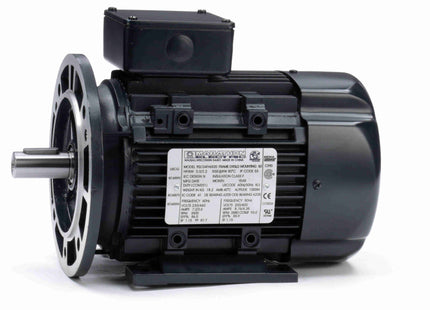 Motor Marathon Globetrotter® IEC de aluminio, 3 HP, 3 Ph, 60 Hz, 230/460 V, 3600 RPM, marco 90L, TEFC Parte: 090LT34FH6520