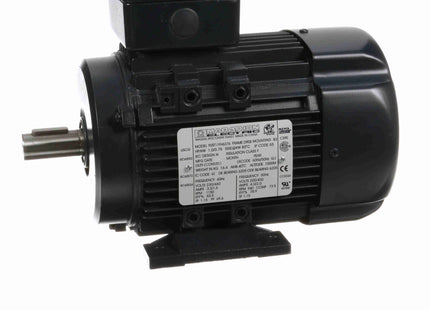 Motor Marathon Globetrotter® IEC de aluminio, 1 HP, 3 Ph, 60 Hz, 230/460 V, 1200 RPM, marco 90S, TEFC Parte: 090ST11FH6376