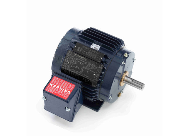 Marathon XRI®-841 Motor de servicio severo, 1 HP, 3 Ph, 60 Hz, 460 V, 1800 RPM, marco 143T, TENV Parte: 143THTN9026