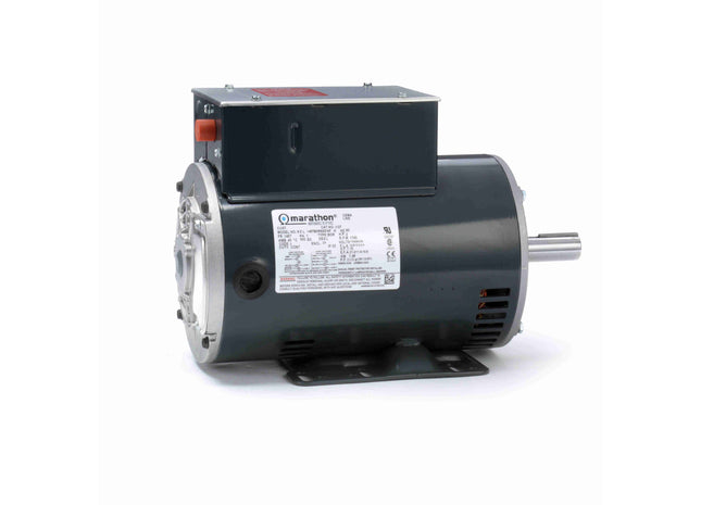 Motor de la lavadora a presión Marathon, 2 HP, 1 Ph, 60 Hz, 115/208-230 V, 1800 RPM, marco 145T, DP Parte: 145TBDR5337