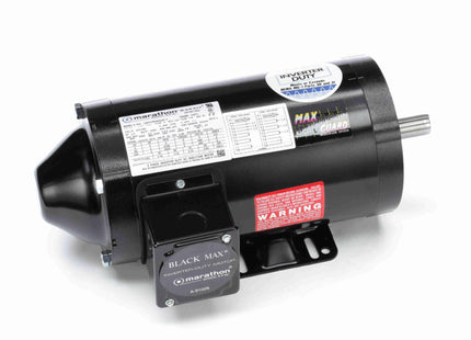 Motor Marathon Black Max® Inverter Duty Speed Ratio, 2 HP, 3 Ph, 60 Hz, 230/460 V, 1800 RPM, 145TC Frame, TENV Parte: 145THTR16032