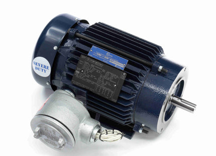 Motor Marathon Hazardous Duty® a prueba de explosiones, 2 HP, 3 Ph, 60 Hz, 230/460 V, 1800 RPM, marco 145TC, EPFC Parte: 145TTGN6549