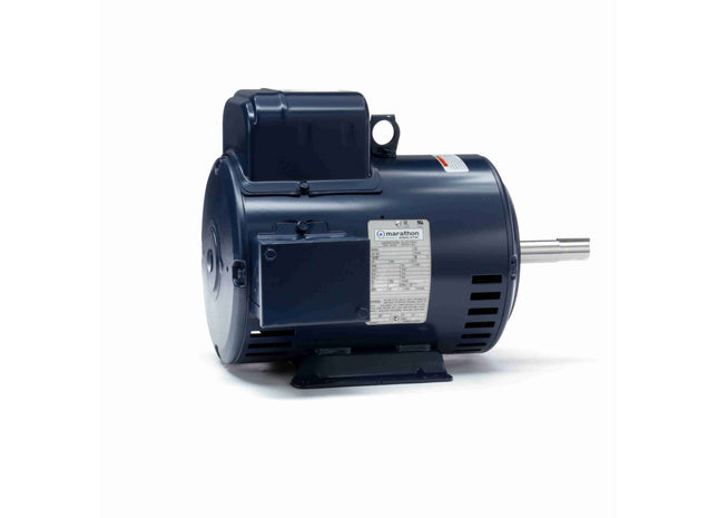 Motor de bomba de acoplamiento cerrado Marathon, 5 HP, 1 Ph, 60 Hz, 230 V, 3600 RPM, marco 184JM, DP Parte: 184TBDW17007