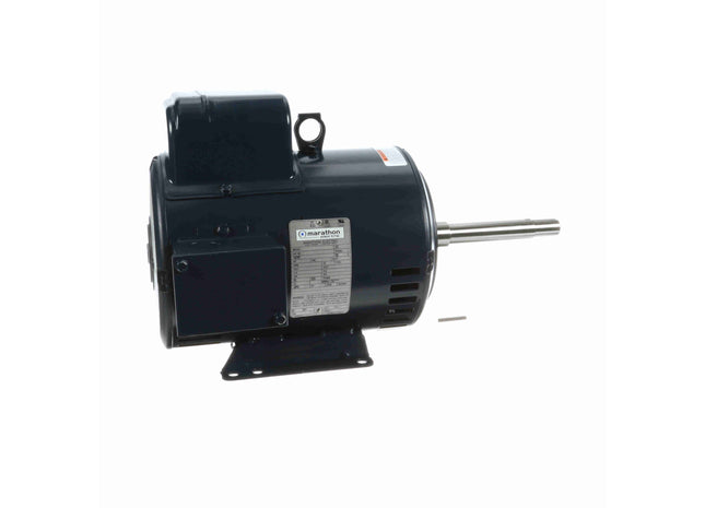 Motor de bomba de acoplamiento cerrado Marathon, 5 HP, 1 Ph, 60 Hz, 230 V, 3600 RPM, marco 184JP, DP Parte: 184TBDW17011