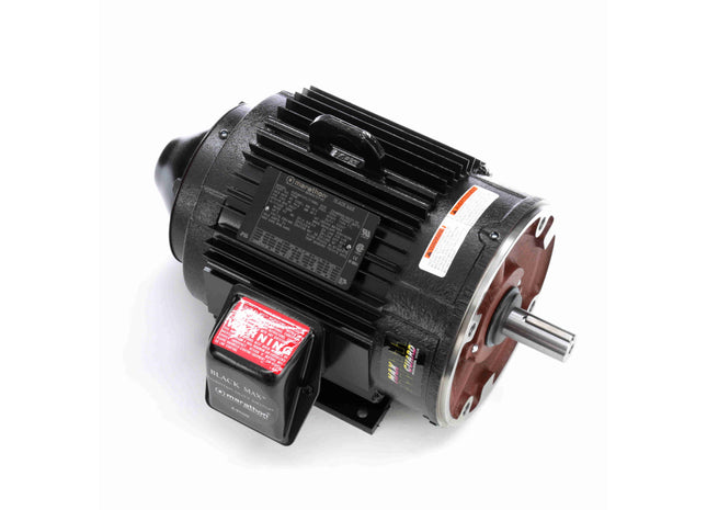 Motor Marathon Black Max® Inverter Duty Speed Ratio, 2 HP, 3 Ph, 60 Hz, 230/460 V, 1200 RPM, 184TC Frame, TENV Parte: 184THTL7776