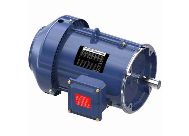 Motor Marathon Globetrotter® de uso general, 5 HP, 3 Ph, 60 Hz, 230/460 V, 1800 RPM, marco 184TC, TEFC Parte: 184TTFBD6029