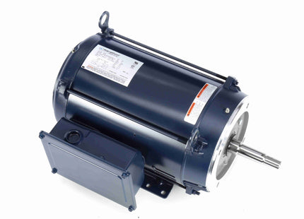 Motor de bomba de acoplamiento cerrado Marathon, 5 HP, 1 Ph, 60 Hz, 230 V, 1800 RPM, marco 213JM, DP Parte: 213TCDW7027
