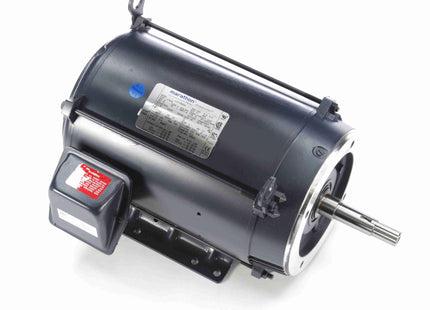 Motor de bomba de acoplamiento cerrado Marathon Globetrotter®, 7,50 HP, 3 Ph, 60 Hz, 230/460 V, 1800 RPM, marco 213JM, DP Parte: 213TTDBD6032