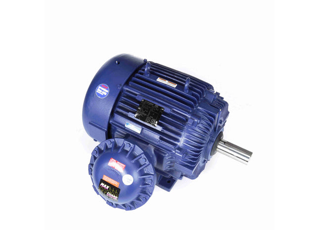 Motor Marathon Hazardous Duty® a prueba de explosiones, 60 HP, 3 Ph, 60 Hz, 230/460 V, 1200 RPM, marco 404T, EPFC Parte: 404TTGS6588