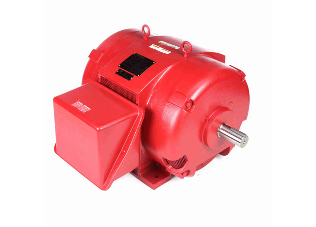 Motor de bomba contra incendios Marathon, 125 HP, 3 Ph, 60 Hz, 460 V, 1800 RPM, 405TS Frame, DP Parte: 405TSTDCD4332