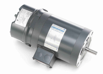Motor con freno Marathon, 0,75 HP, 3 Ph, 60 Hz, 230/460 V, 1800 RPM, marco 56C, TENV Parte: 5K49PN4565