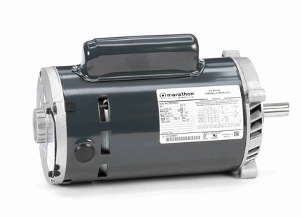 Motor de ventilador y soplador Marathon, 1 HP, 1 Ph, 60 Hz, 115/208-230 V, 3600 RPM, marco 56C, DP Parte: 5KC39RN44X