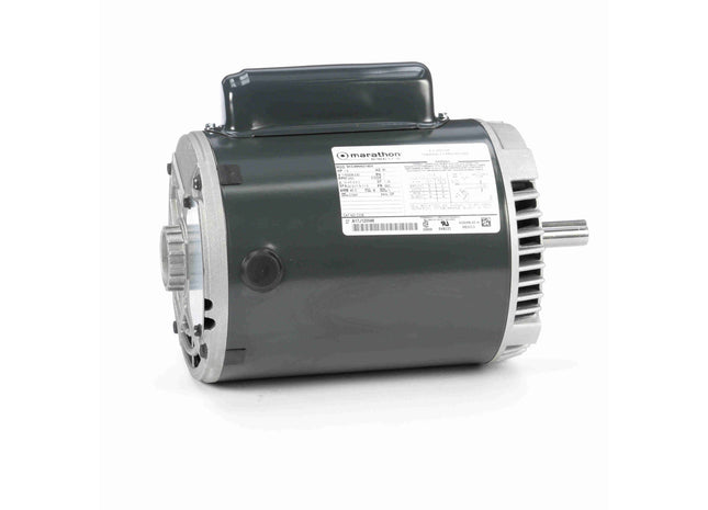 Motor de bomba de uso general Marathon, 1,50 HP, 1 Ph, 60 Hz, 115/208-230 V, 3600 RPM, 56C Frame, DP Parte: 5KC49NN2140X