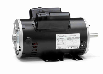 Motor del compresor de aire Marathon, 5 HP, 1 Ph, 60 Hz, 230 V, 3600 RPM, 56H Frame, DP Parte: 5KCR49ZN2722Y