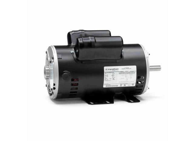 Motor del compresor de aire Marathon, 5 HP, 1 Ph, 60 Hz, 230 V, 3600 RPM, 56H Frame, DP Parte: 5KCR49ZN2722Y