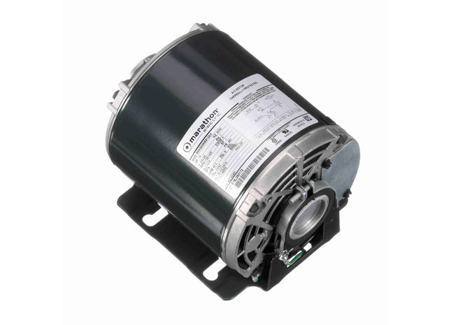 Motor de la bomba carbonatadora Marathon, 0,25 HP, 1 Ph, 60 Hz, 208-240 V, 1800 RPM, marco 48Y, DP Parte: 5KH32GNB813X