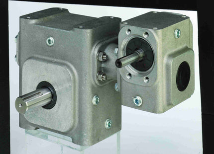 Grove Gear® EL Series - Reductor de engranaje de gusano/tornillo sin fin de aluminio de reducción doble EL832202007.00