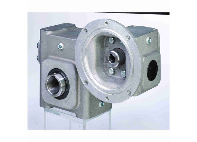 Grove Gear® EL Series - Reductor de engranaje de gusano/tornillo sin fin de aluminio de reducción doble EL830201100.23