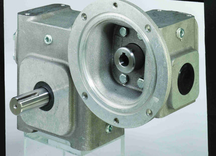 Grove Gear® EL Series - Reductor de engranaje de gusano/tornillo sin fin de aluminio de reducción doble EL8215049.00